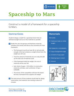 Exploration-Spaceship to Mars