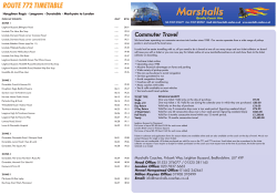 to Route 772 Timetable