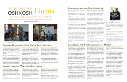 Spanish Instructor Wins Excellence Award Language Department