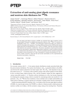 Extraction of anti-analog giant dipole resonance and neutron skin