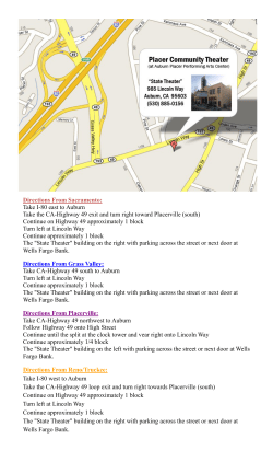 Directions From Sacramento
