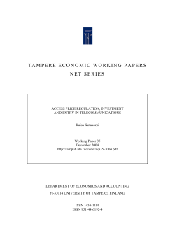 We assume that consumers are differentiated according to