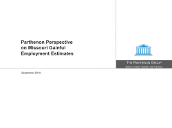 Parthenon Perspective on Missouri Gainful Employment Estimates