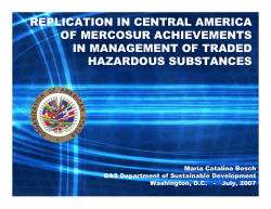 replication in central america of mercosur achievements in