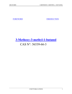 3-Methoxy-3-methyl-1-butanol CAS N°: 56539-66-3