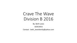 Crave The Wave Division B 2016