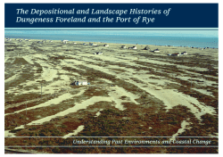 The Depositional and Landscape Histories of Dungeness Foreland