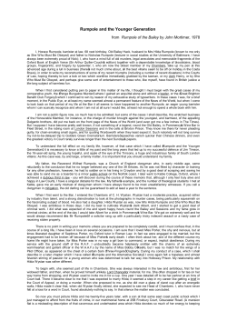 Rumpole and the Younger Generation