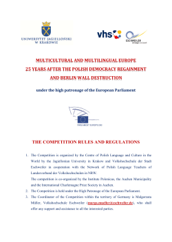 multicultural and multilingual europe 25 years after the polish