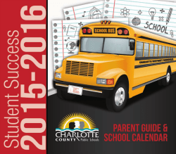 Parent Guide - Charlotte County Public Schools