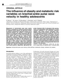 The influence of obesity and metabolic risk variables on