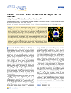 Pt-Based Core&ndash;Shell Catalyst Architectures for Oxygen Fuel Cell