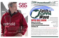 OPPA BIG SHOW - Ohio Promotional Product Association