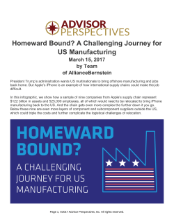 Homeward Bound? A Challenging Journey for US Manufacturing