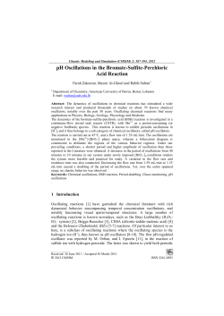 pH Oscillations in the Bromate-Sulfite