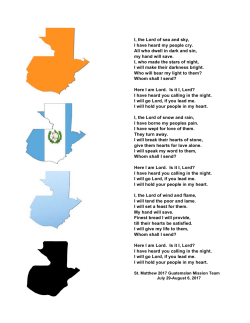 Mission Trip Packet - St. Matthew Lutheran Church