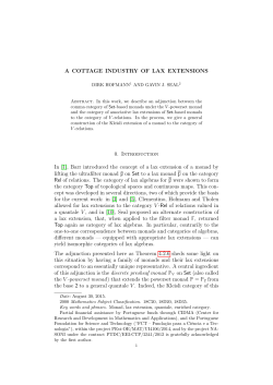 A COTTAGE INDUSTRY OF LAX EXTENSIONS 0. Introduction In [1