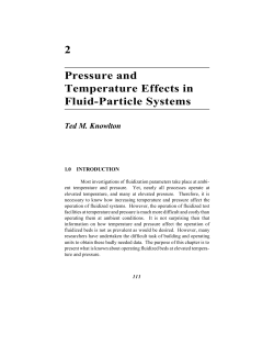 2 Pressure and Temperature Effects in Fluid