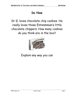 Cookie and Fraction Multiplication
