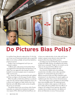 Do Pictures Bias Polls?