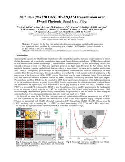 30.7 Tb/s (96x320 Gb/s) DP-32QAM transmission