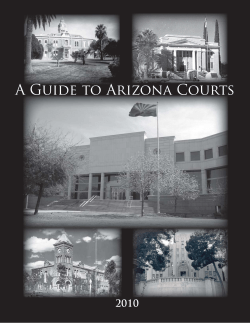 A Guide to Arizona Courts