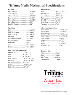 Mechanical Specifications