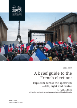 A brief guide to the French election: