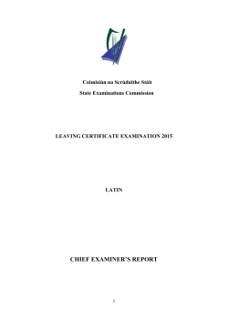 Latin - Examinations