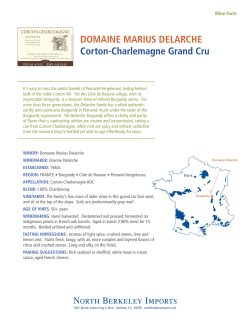 DOMAINE MARIUS DELARCHE Corton