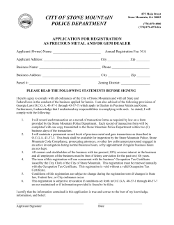 Precious Metal and Gem Dealers