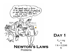 Newton`s Laws