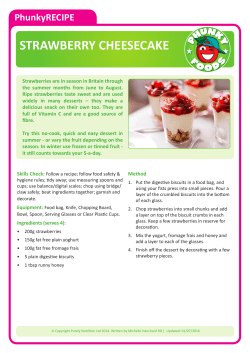 STRAWBERRY CHEESECAKE