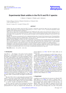 Experimental Stark widths in the Pb IV and Pb V spectra