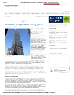 Seyfarth Shaw moving to Willis Tower in big space cut