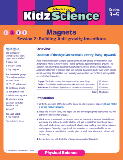 Magnets - Center for the Collaborative Classroom