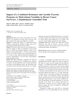 Impact of a Combined Resistance and Aerobic Exercise Program on