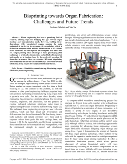 Bioprinting towards Organ Fabrication
