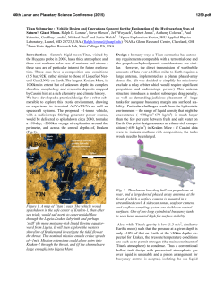 Titan Submarine : Vehicle Design and Operations Concept for the