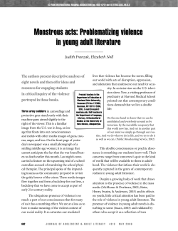 Monstrous acts: Problematizing violence in young adult