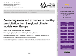 Correcting mean and extremes in monthly precipitation
