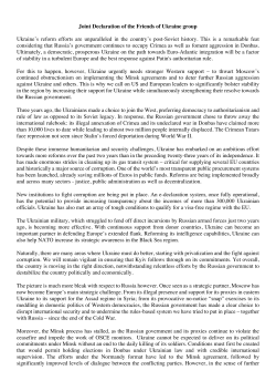 Declaration - Politico Europe