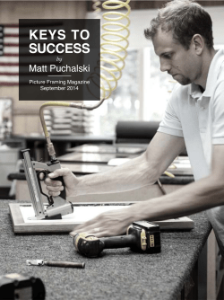 keys to success - Masterpiece Framing