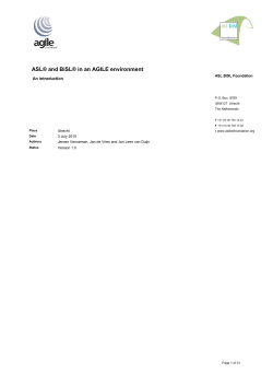 Template BiSL Best Practice