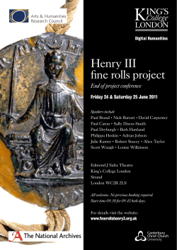 Henry III fine rolls project