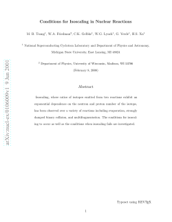 Conditions for Isoscaling in Nuclear Reactions