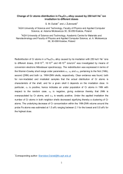 Change of Cr atoms distribution in Fe85Cr15