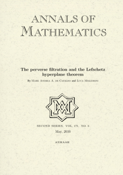 The perverse filtration and the Lefschetz hyperplane theorem