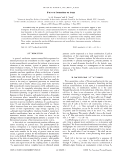 Pattern formation on trees