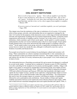 chapter 4 civil society institutions